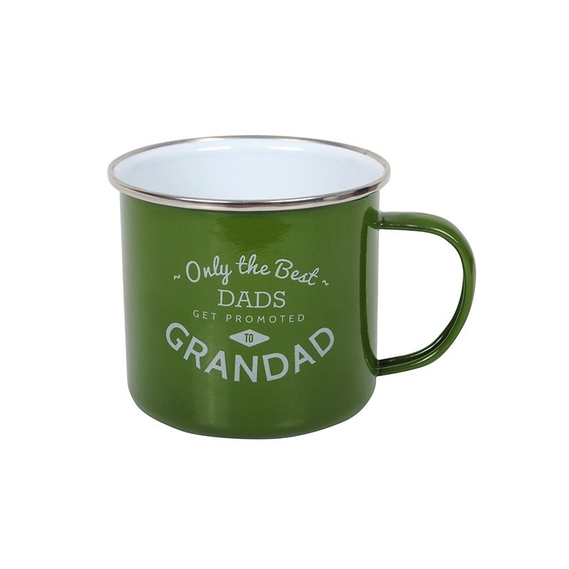 grandad enamel mug