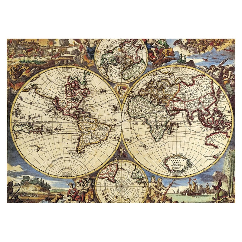 The World Map 1000pc Jigsaw Puzzle 